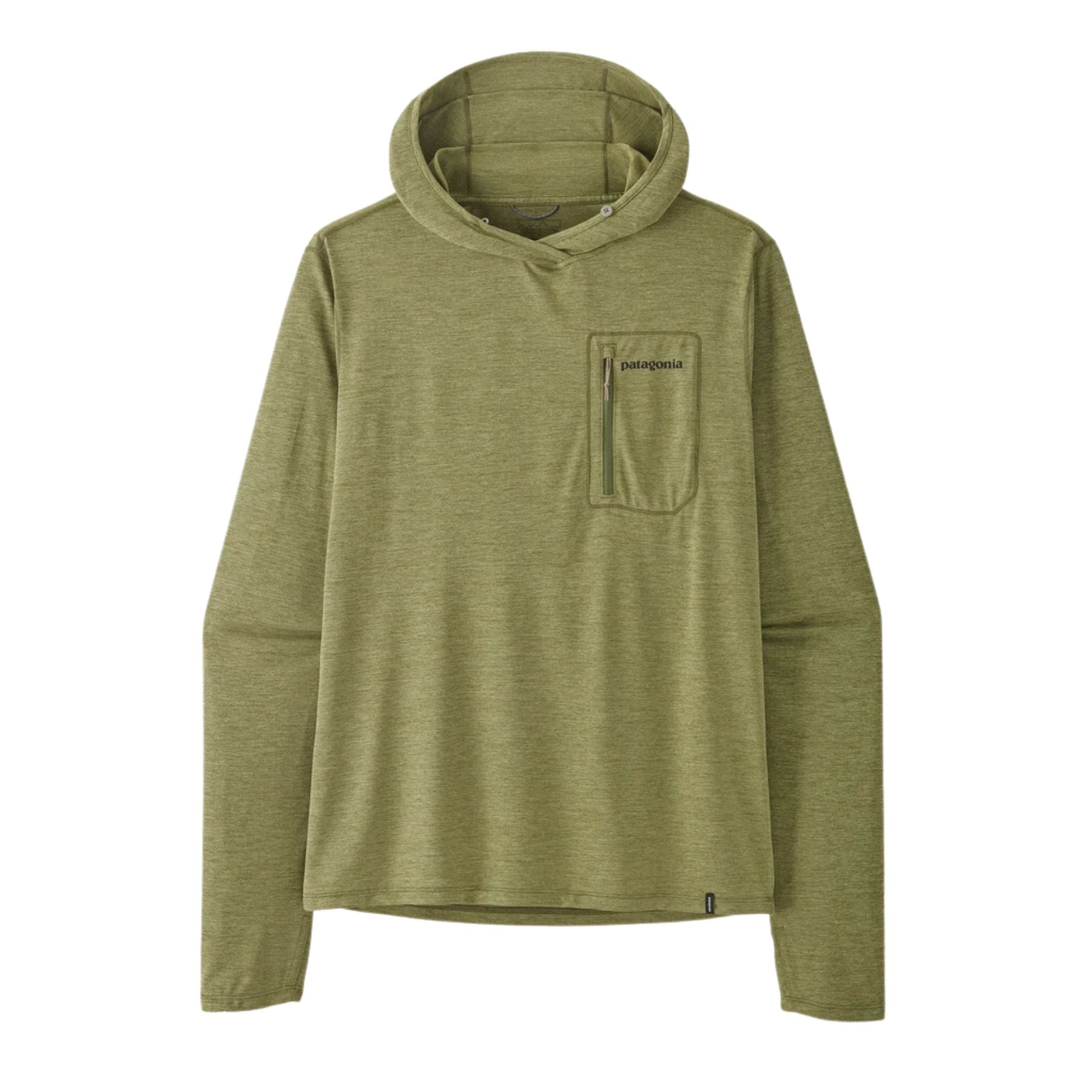 Patagonia Men's Capilene Cool Sun Hoody - Fitz Roy Trout - Casper Green - Buckhorn Green X-Dye