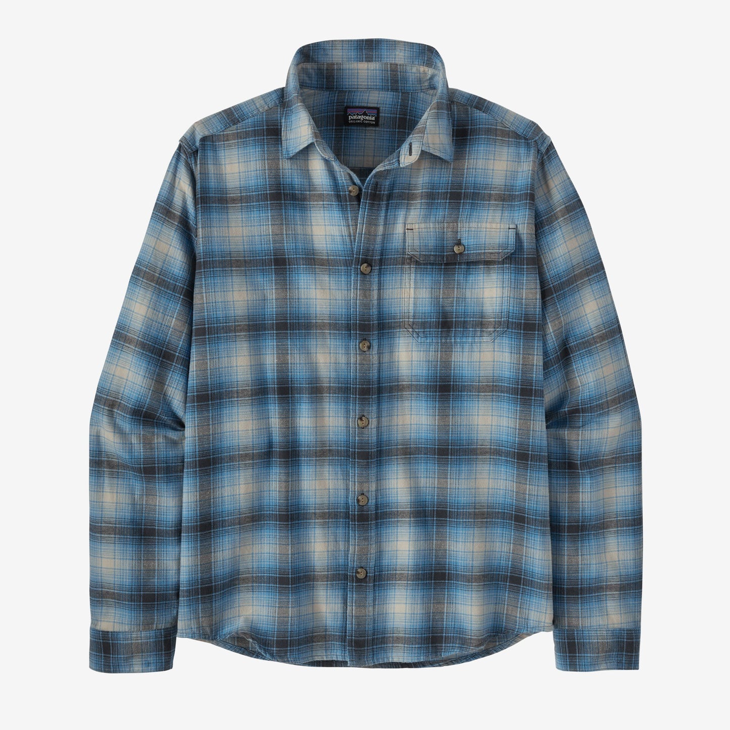 Patagonia Men's Cotton in Conversion Fjord Flannel  - Avant Blue Bird