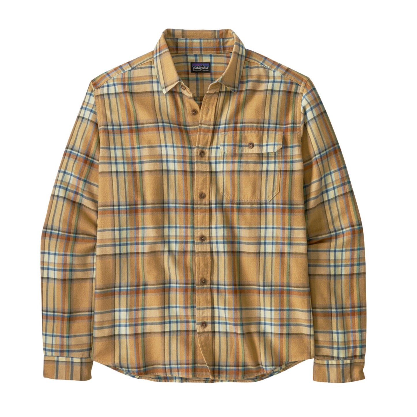 Patagonia Men's Cotton in Conversion Fjord Flannel  - Daydream: Beeswax Tan