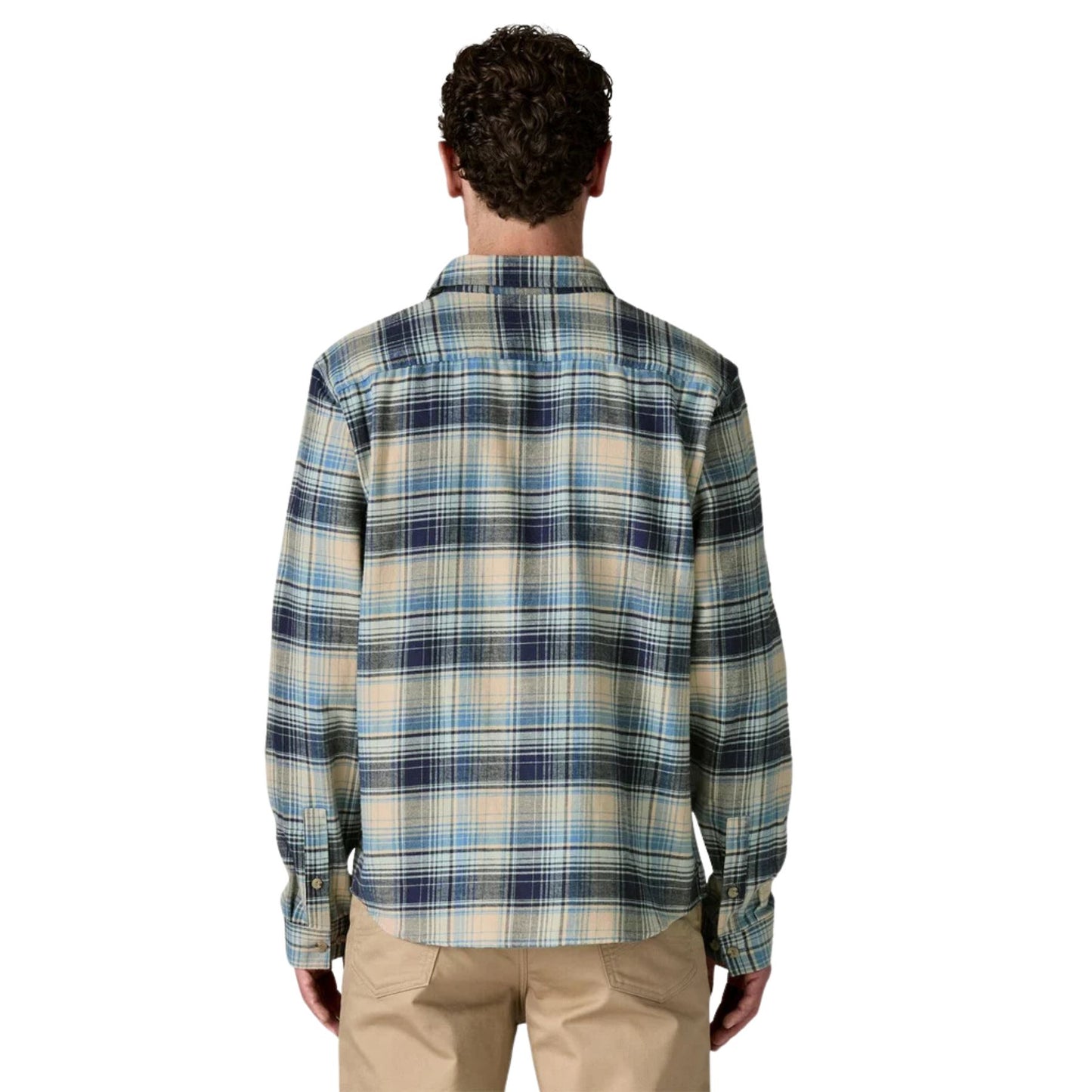 Patagonia Men's Cotton in Conversion Fjord Flannel  - Foggy: Virtually Blue