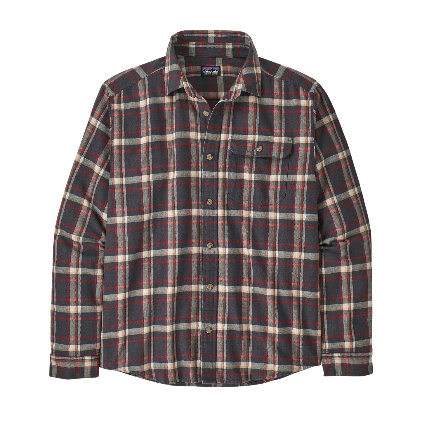 Patagonia Men's Cotton in Conversion Fjord Flannel  - Major Ink Black
