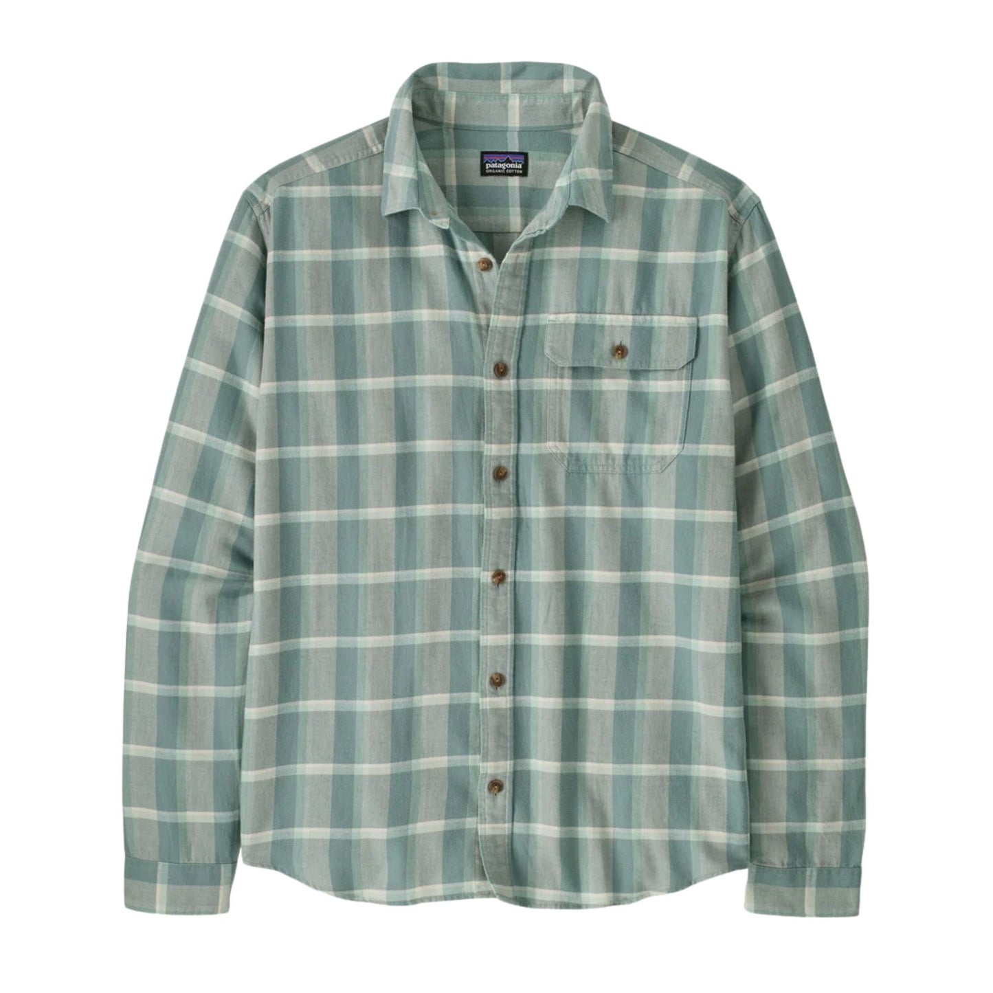 Patagonia Men's Cotton in Conversion Fjord Flannel  - Marine Layer: Blue Sage