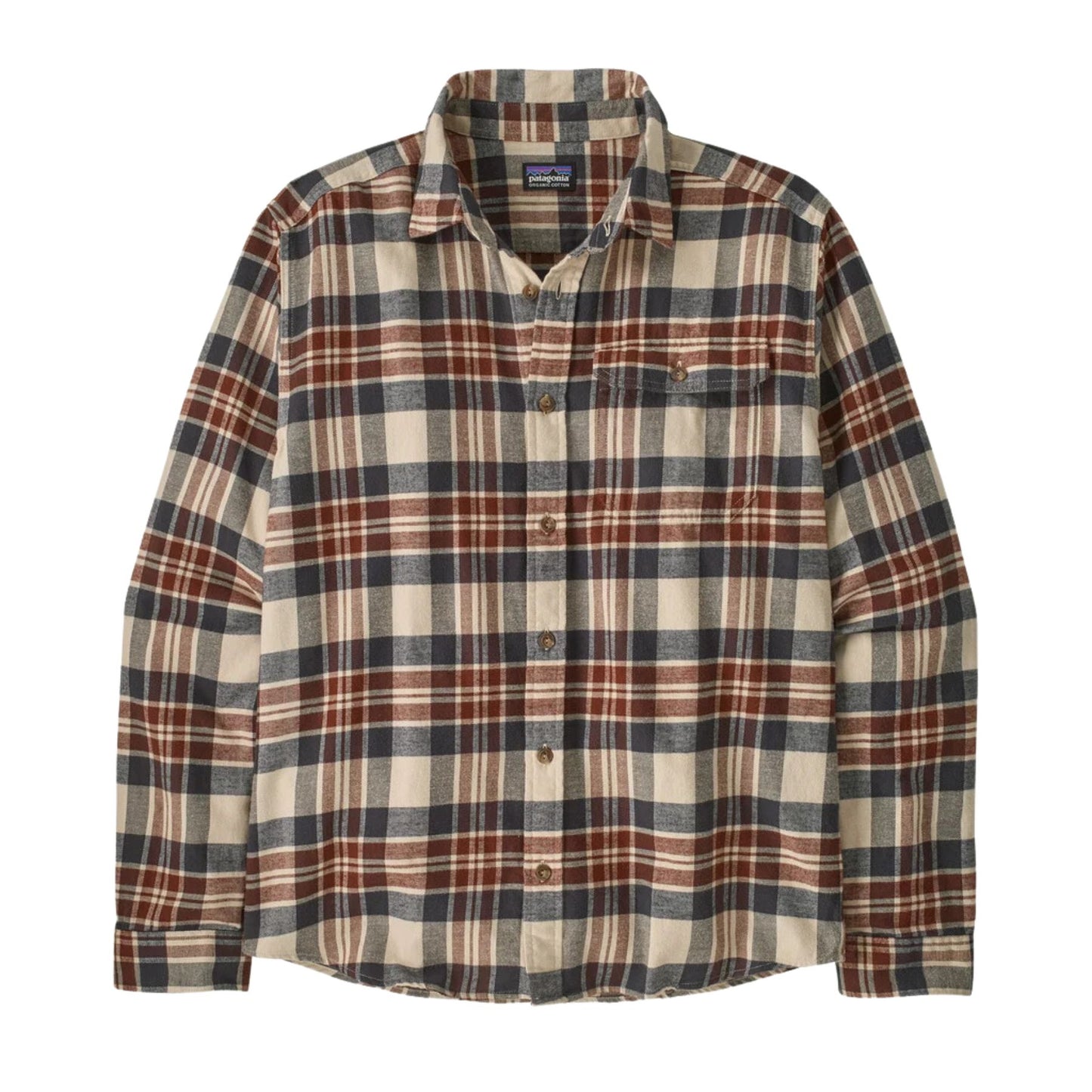 Patagonia Men's Cotton in Conversion Fjord Flannel  - Paw: Dried Vanilla