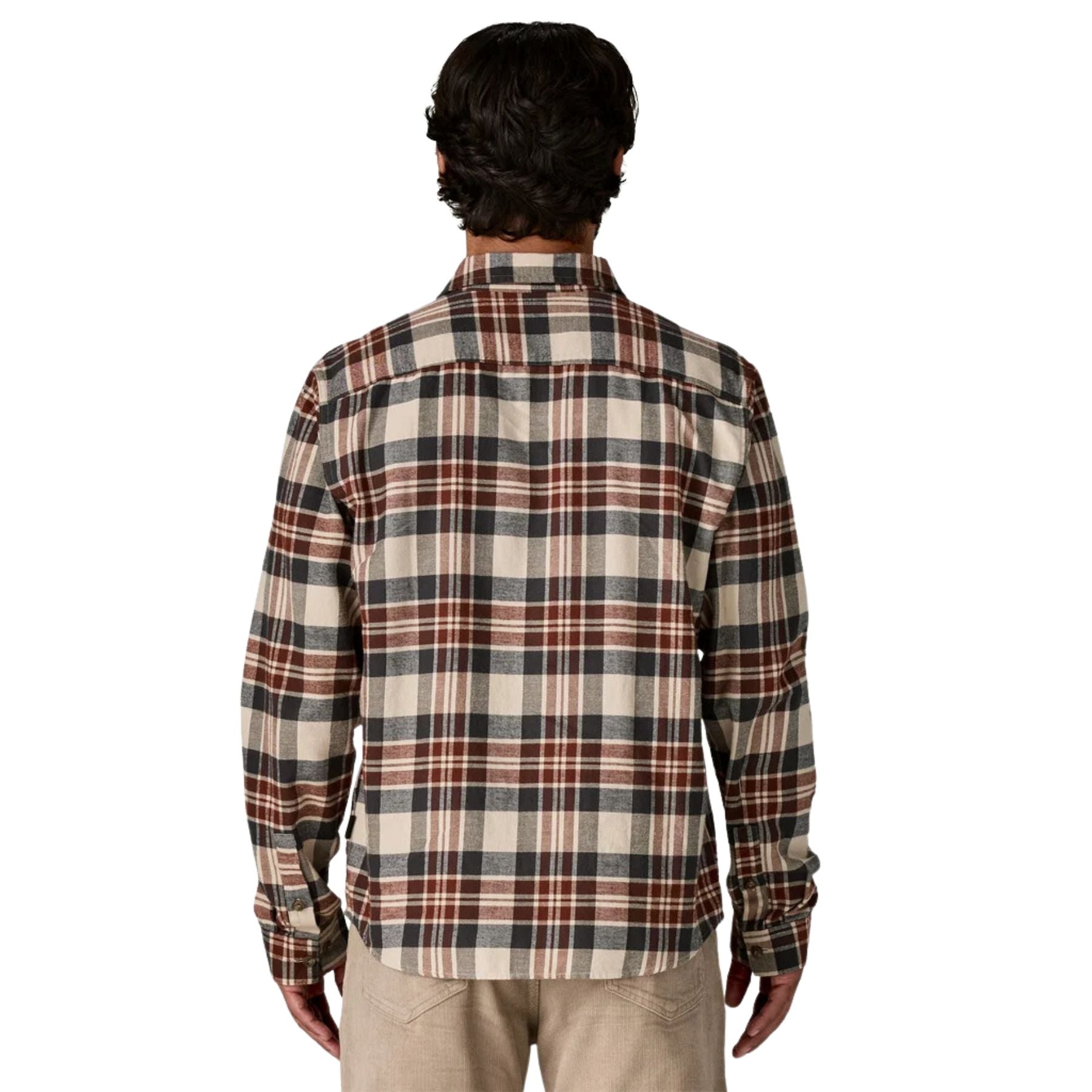 Patagonia Men's Cotton in Conversion Fjord Flannel  - Paw: Dried Vanilla