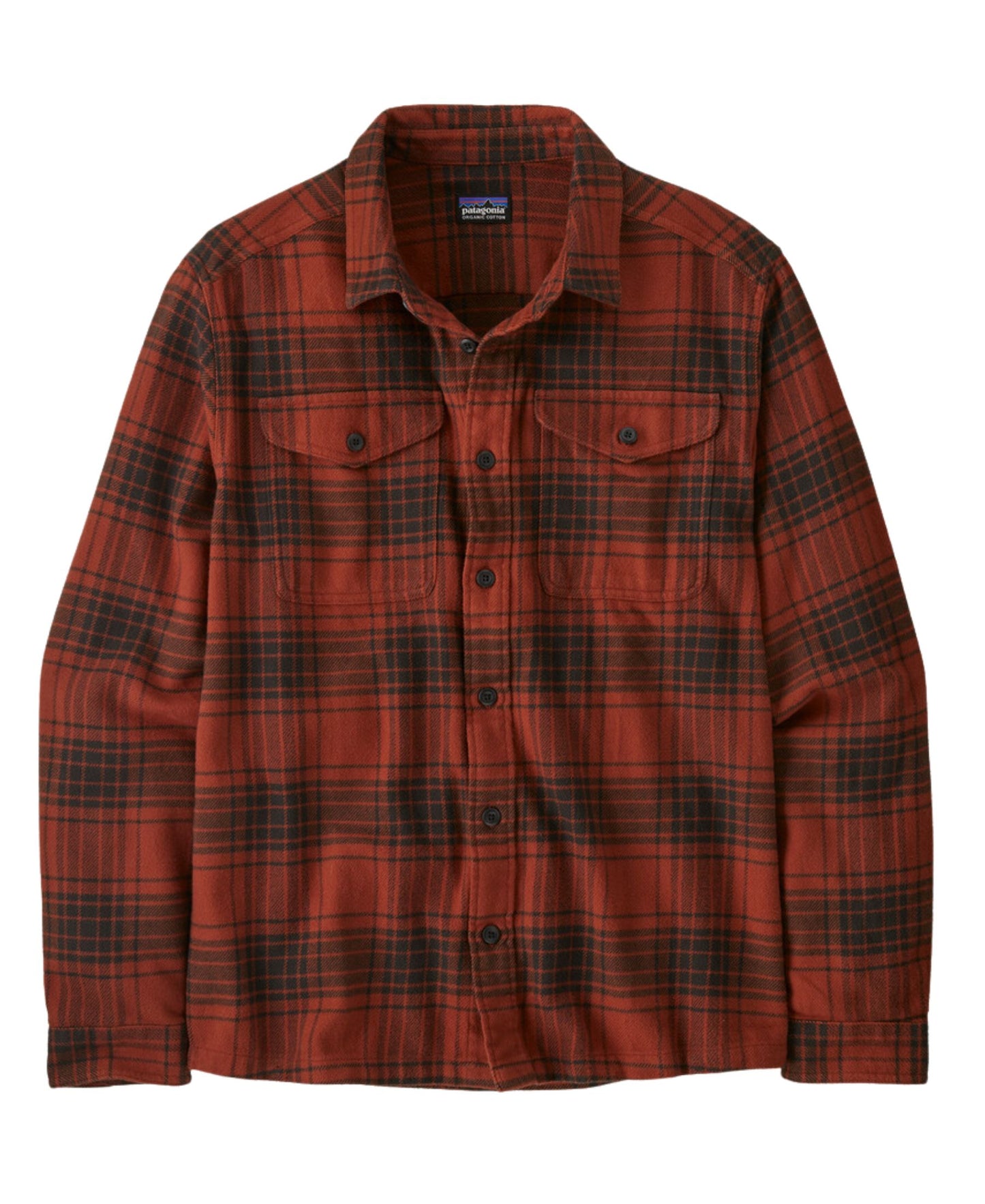 Patagonia Men's Fjord Flannel Shirt - Cascade: Burnished Red