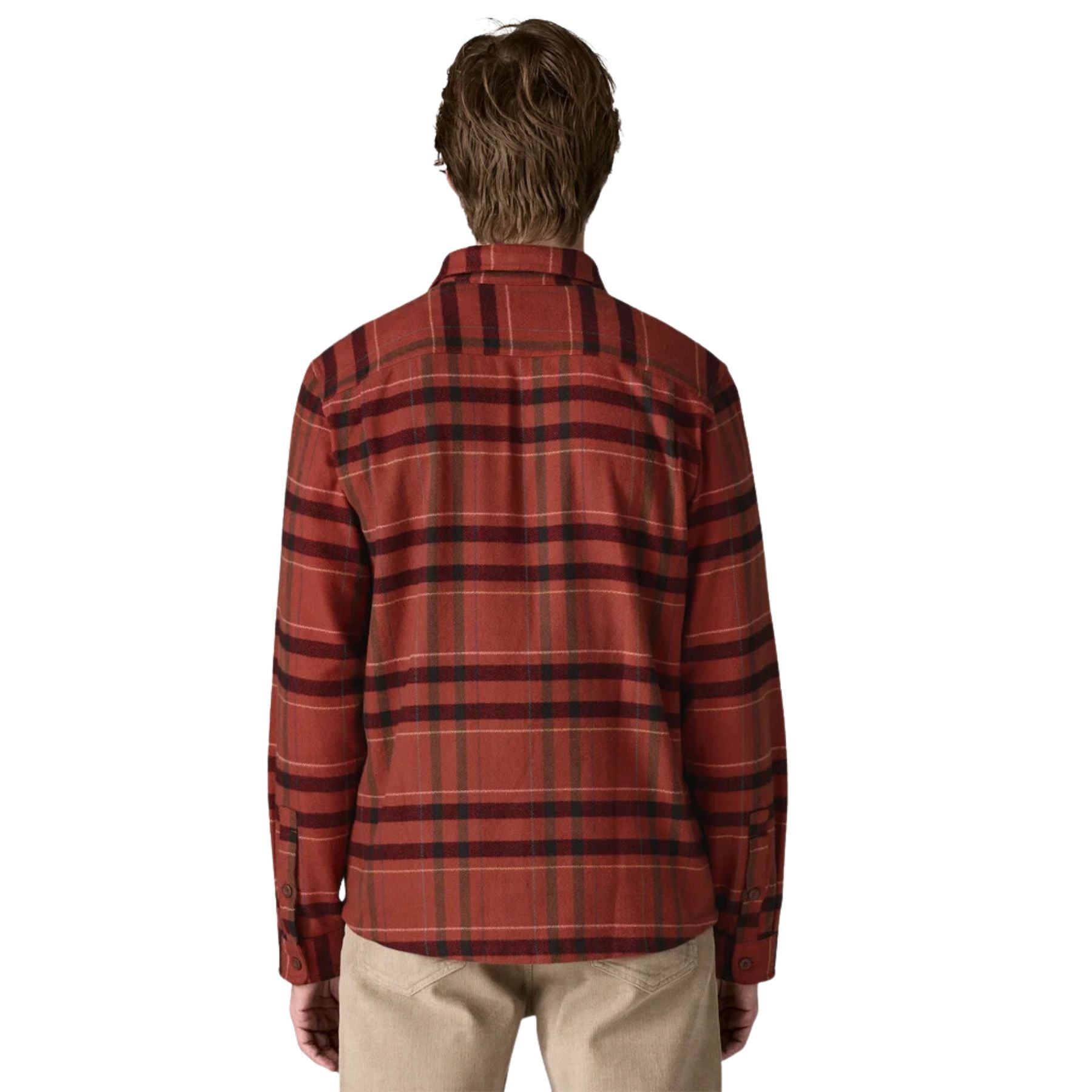 Patagonia Men's Fjord Flannel Shirt - King: Dried Vanilla