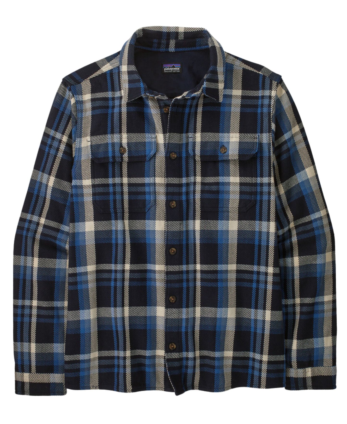 Patagonia Men's Fjord Loft Shirt - Coastal Sunset: Pitch Blue