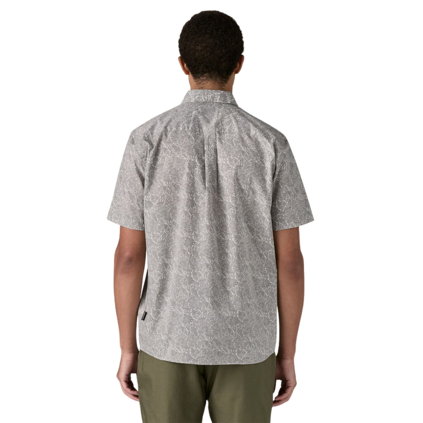 Patagonia Men's Go To Shirt - Bees & Flowers: Salt Grey