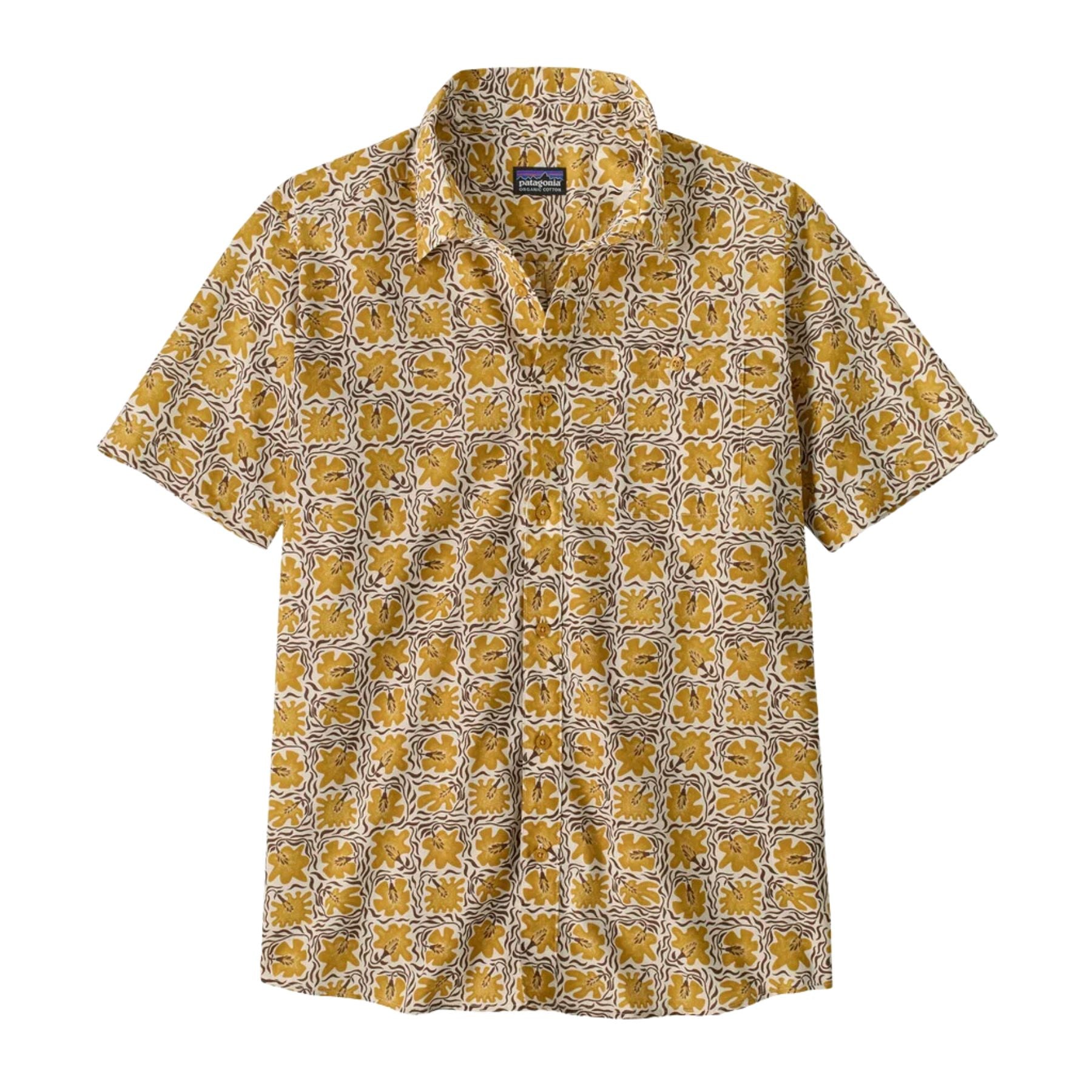 Patagonia Men's Go To Shirt - Future Flowers: Natural
