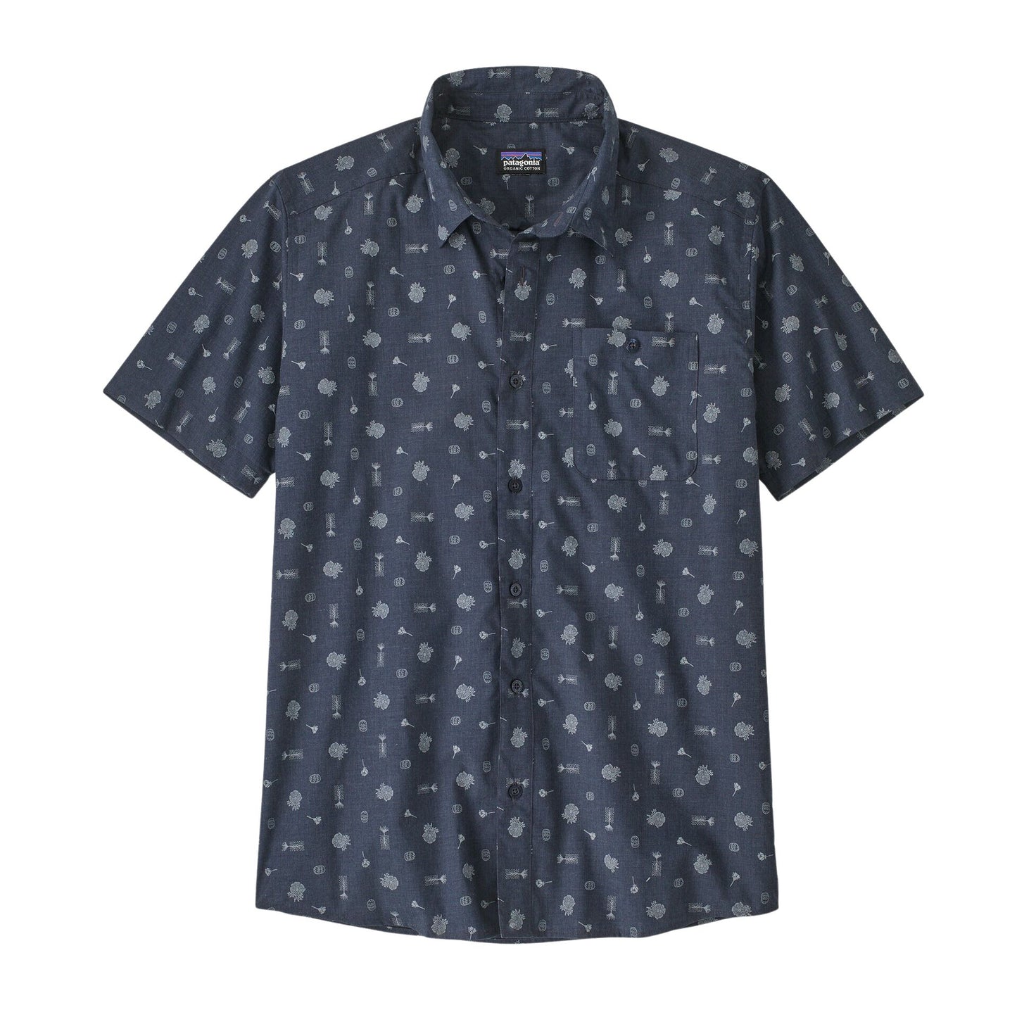 Patagonia Men's Go To Shirt - Fire Floral New Nazy