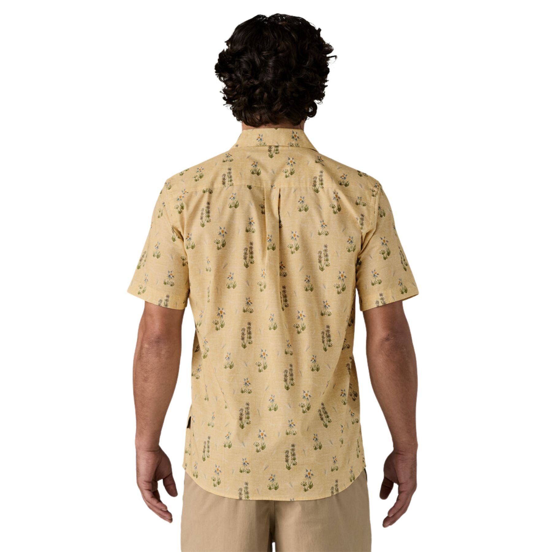 Patagonia Men's Go To Shirt - Lupine Trail: Beeswax Tan