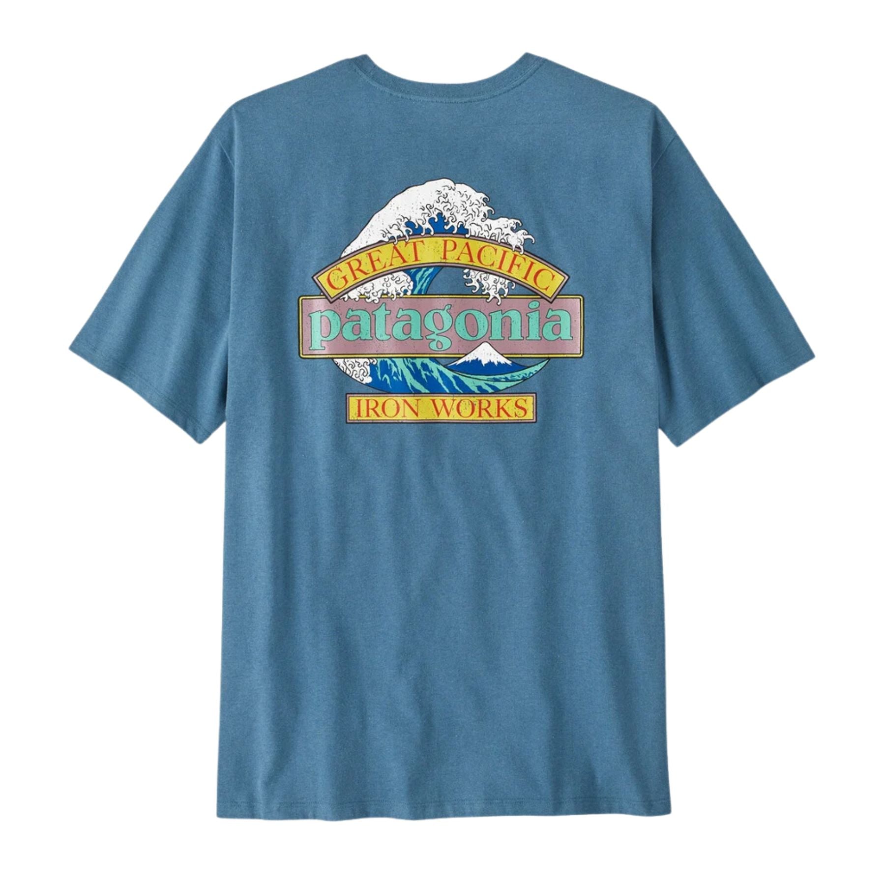 Patagonia Men's Great Waves Responsibili-Tee - Shore Blue