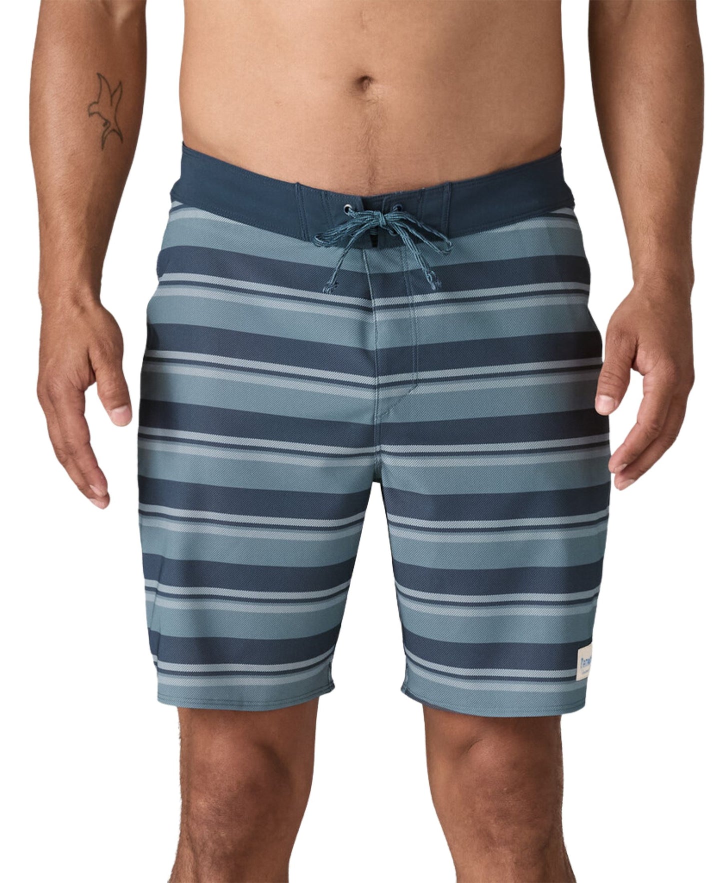 Patagonia Men's Hydropeak Boardshorts - 18" - Twinnie Stripe: Still Blue