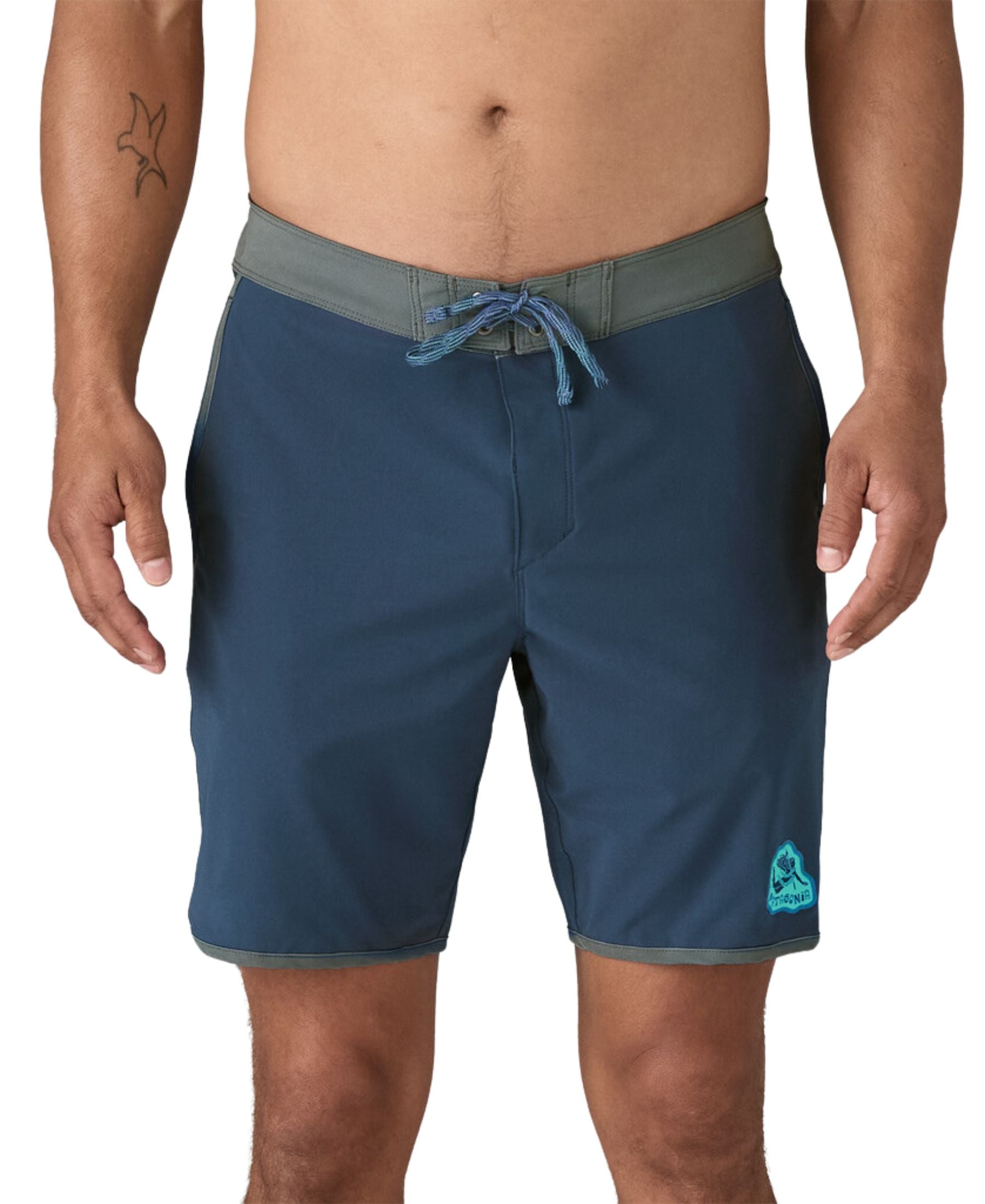 Patagonia Men's Hydropeak Side Shore Boardshorts - 18" - Tidepool Blue