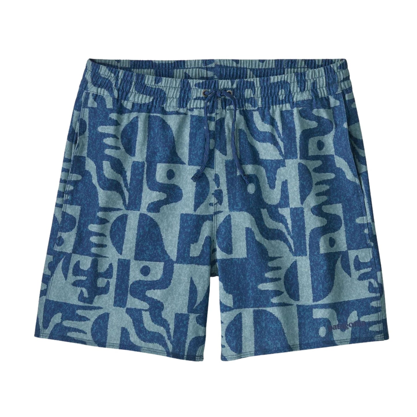 Patagonia Men's Hydropeak Volley Shorts - 16" - Mother Tree: Clement Blue
