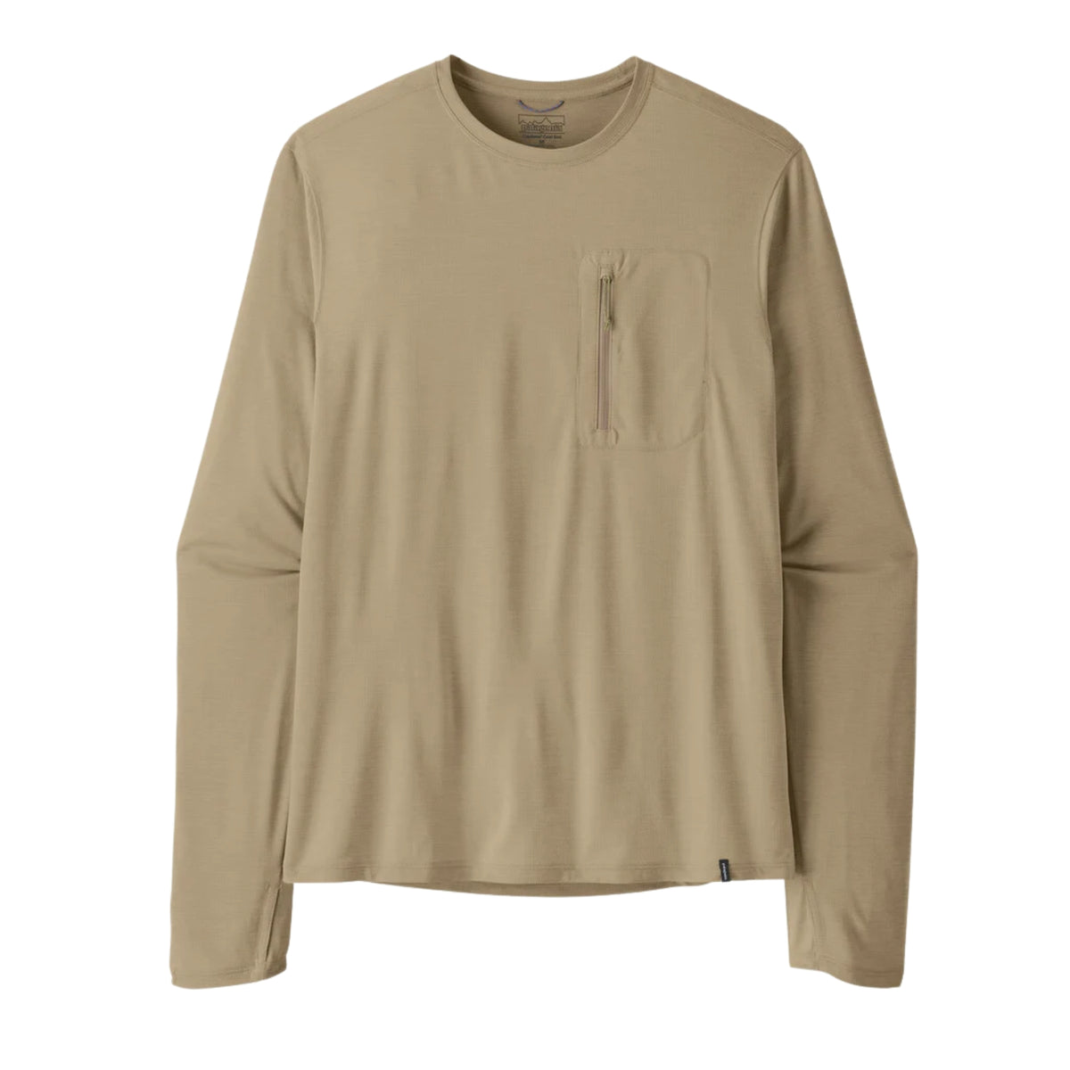 Patagonia Men's Long-Sleeved Capilene Cool Sun Shirt - Seabird Grey: Light Seabird Grey X-Dye