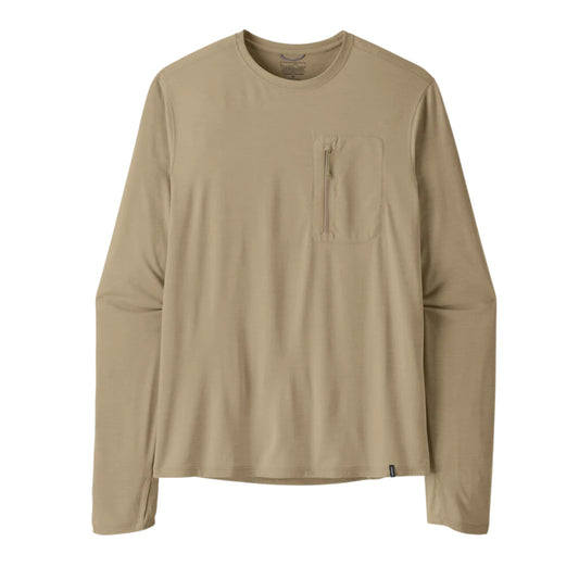 Patagonia Men's Long-Sleeved Capilene Cool Sun Shirt - Seabird Grey: Light Seabird Grey X-Dye