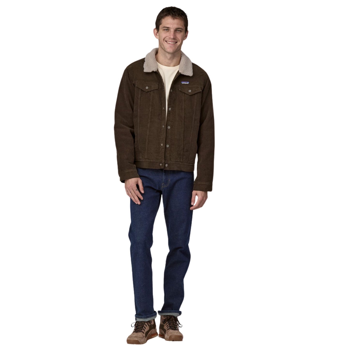 Patagonia Men's Pile-Lined Trucker Jacket - Dark Walnut
