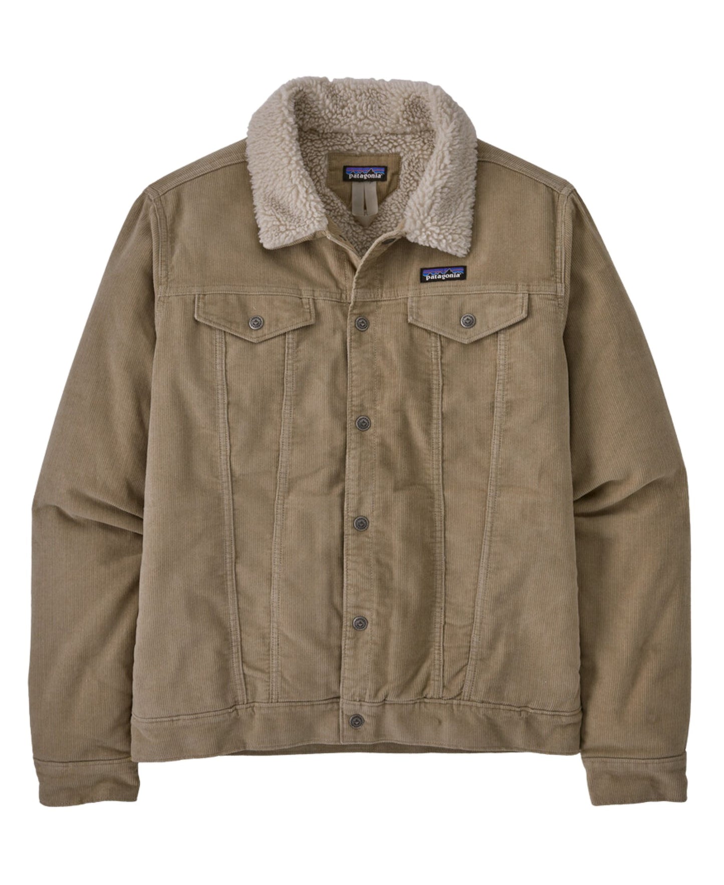 Patagonia Men's Pile-Lined Trucker Jacket - Seabird Grey