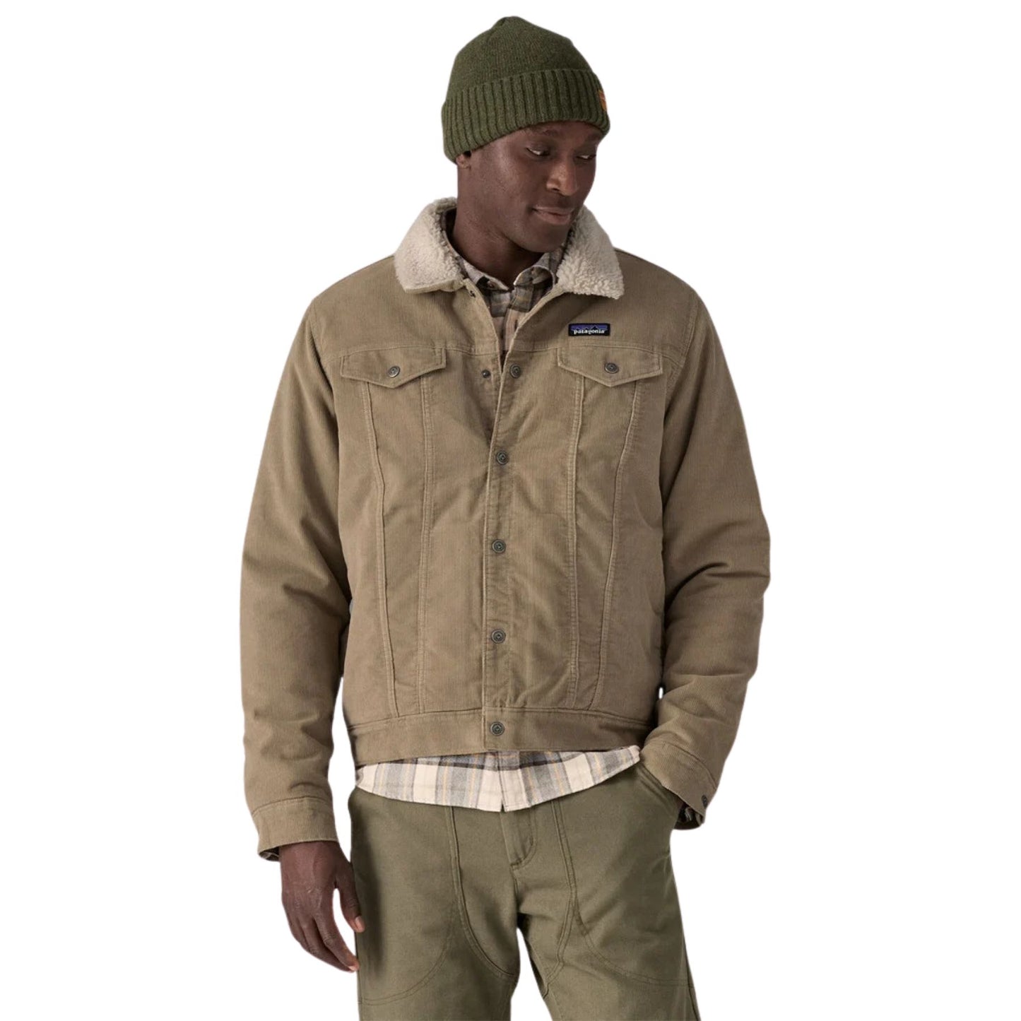 Patagonia Men's Pile-Lined Trucker Jacket - Seabird Grey