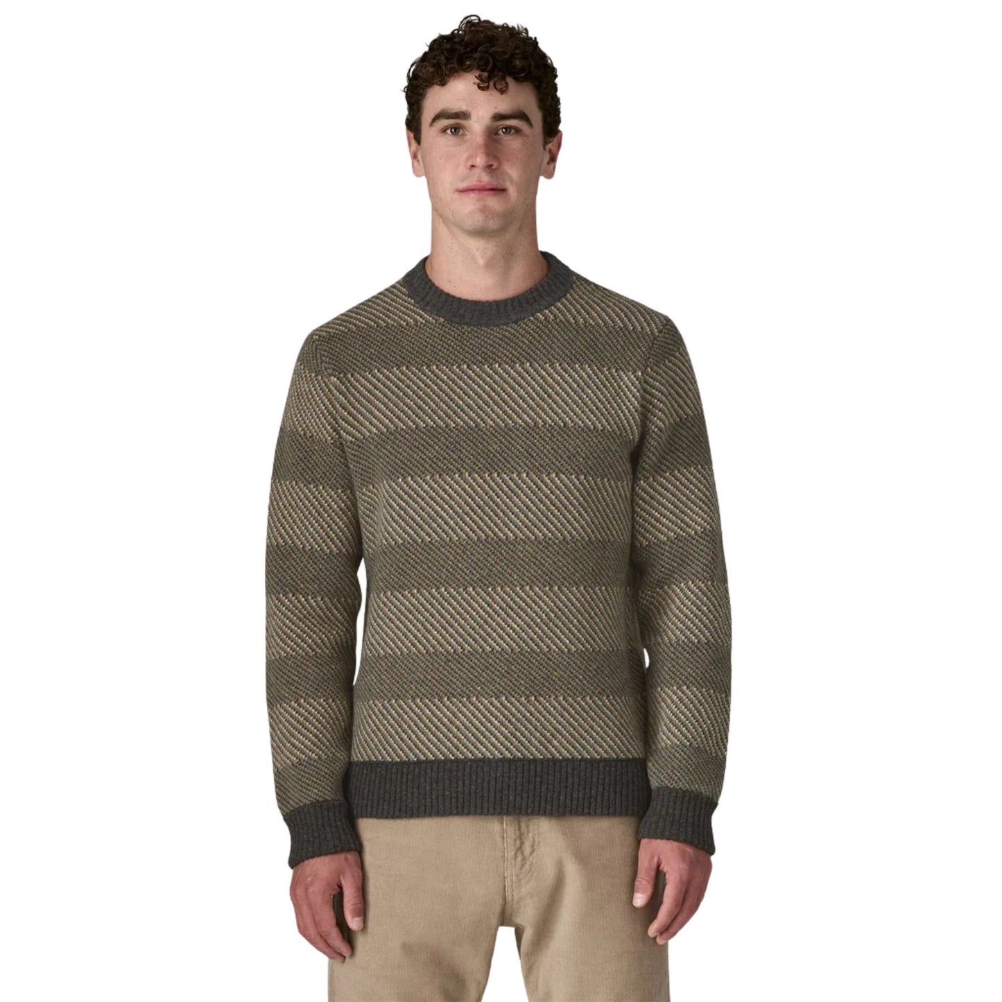 Patagonia Men's Recycled Wool-Blend Sweater - Longshore: Forge Grey