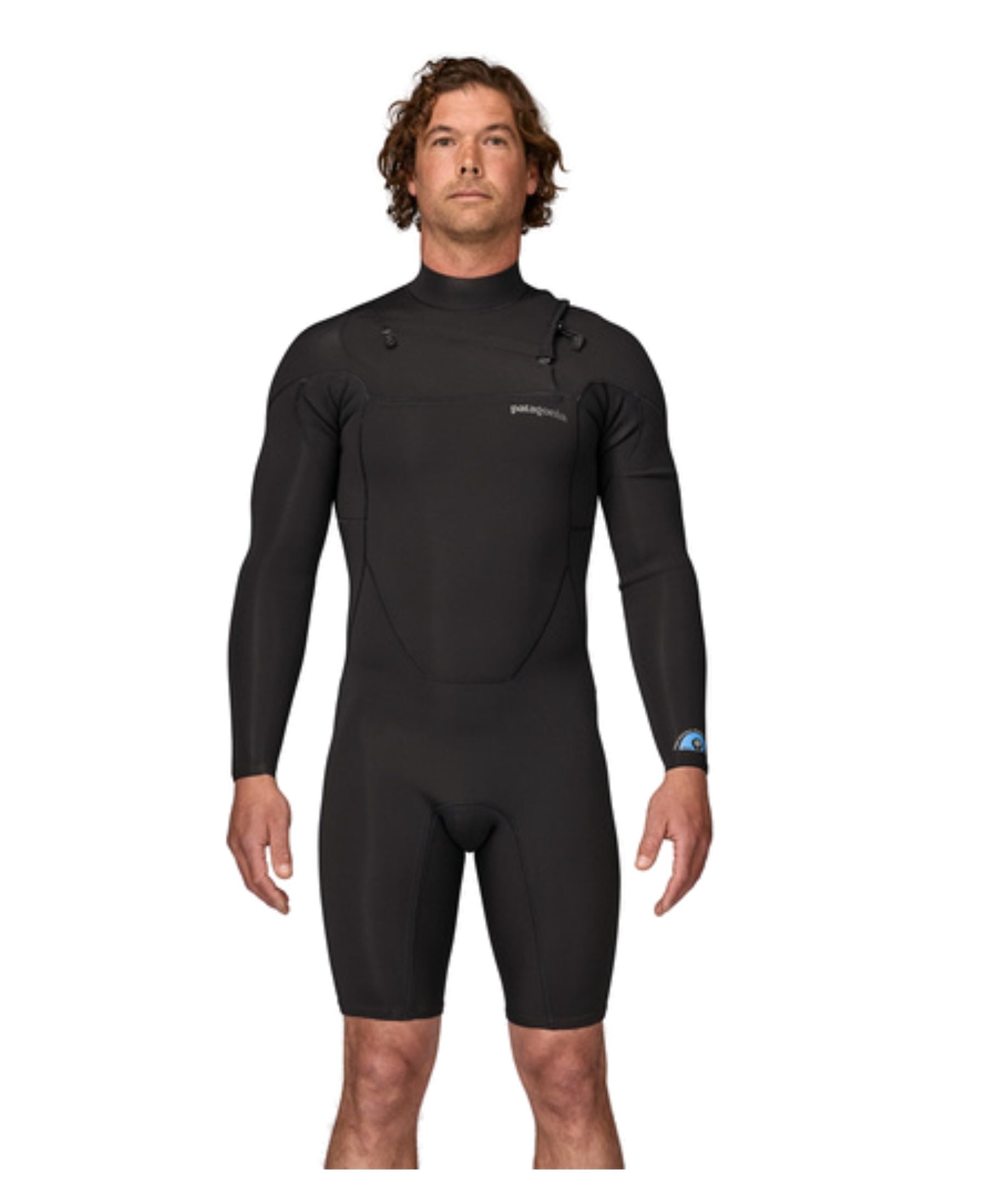 Patagonia Men's Yulex Regulator Lite 2mm Front-Zip Long-Sleeved Spring Suit - Black