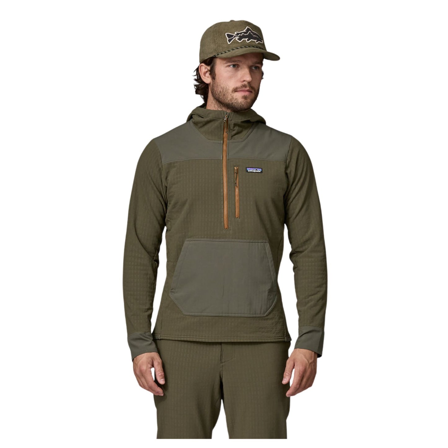 Patagonia R2 Techface Pullover - Pine Needle Green