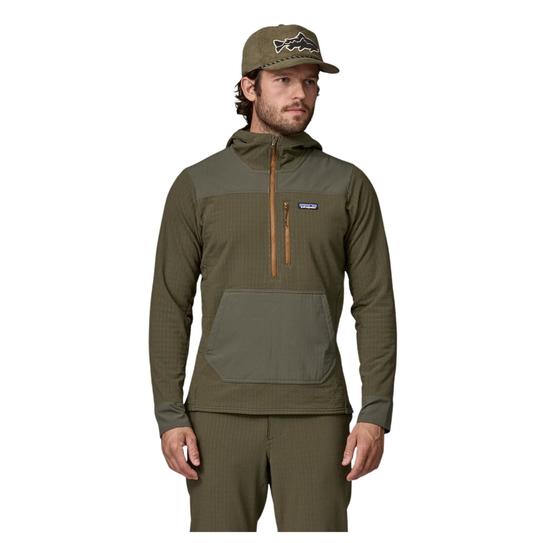 Patagonia R2 Techface Pullover - Pine Needle Green