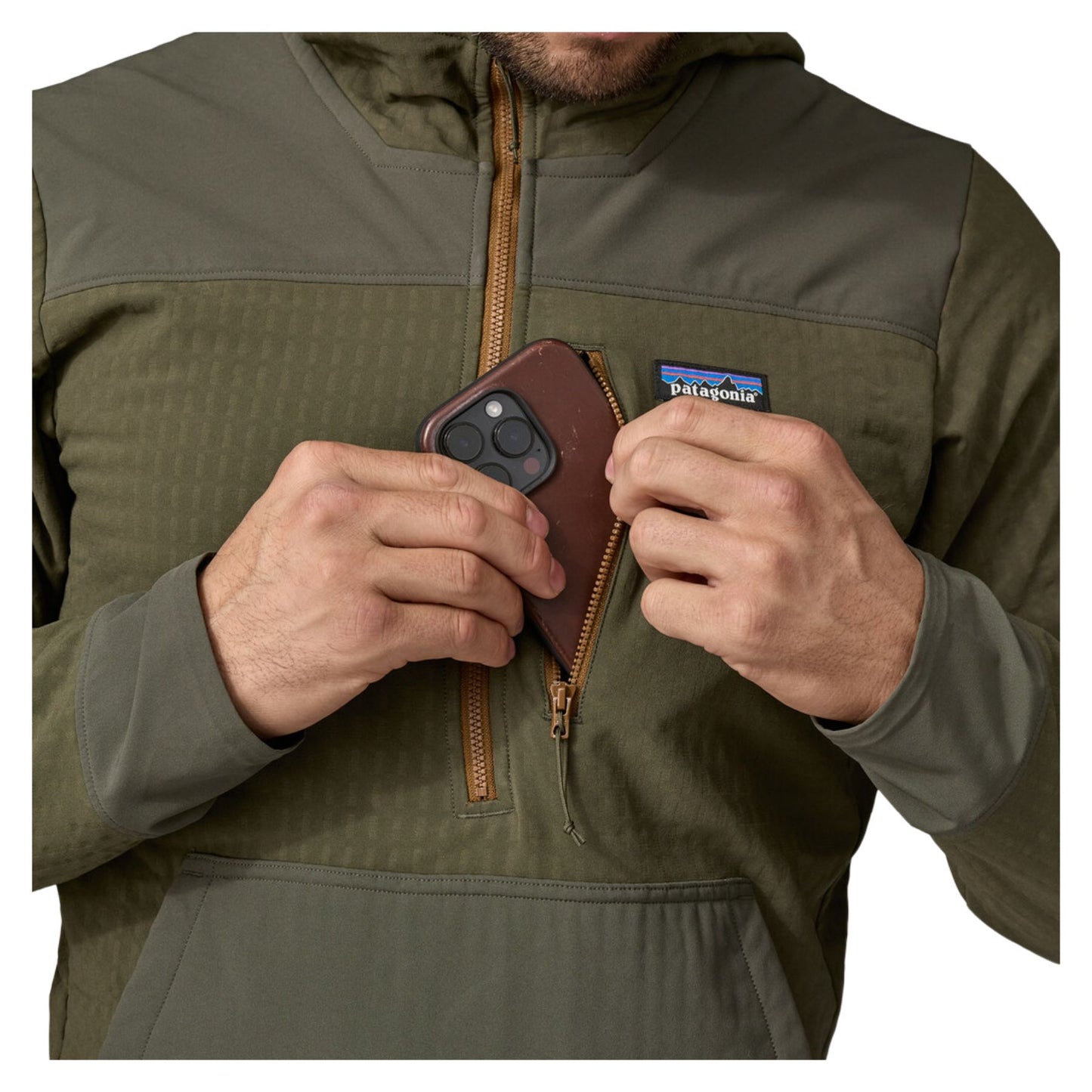 Patagonia R2 Techface Pullover - Pine Needle Green