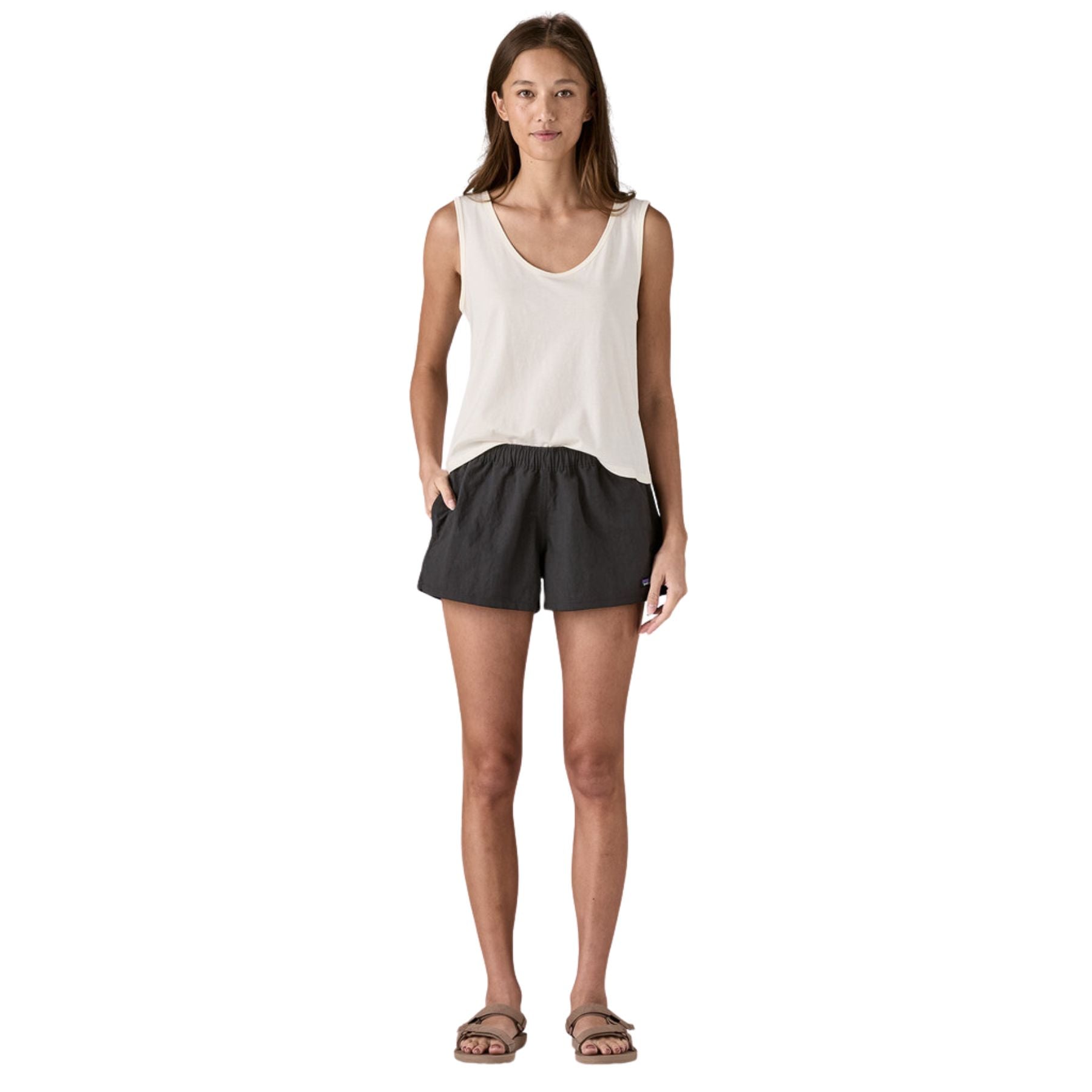 Patagonia Women's Barely Baggies 2-1/2" Shorts - Black w/ Black