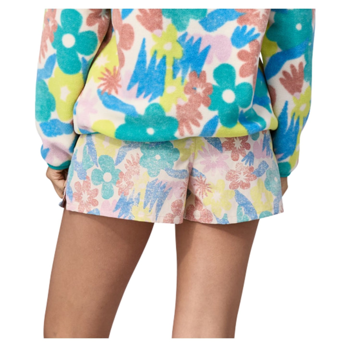 Patagonia Women's Barely Baggies 2-1/2" Shorts - Channeling Spring Natural