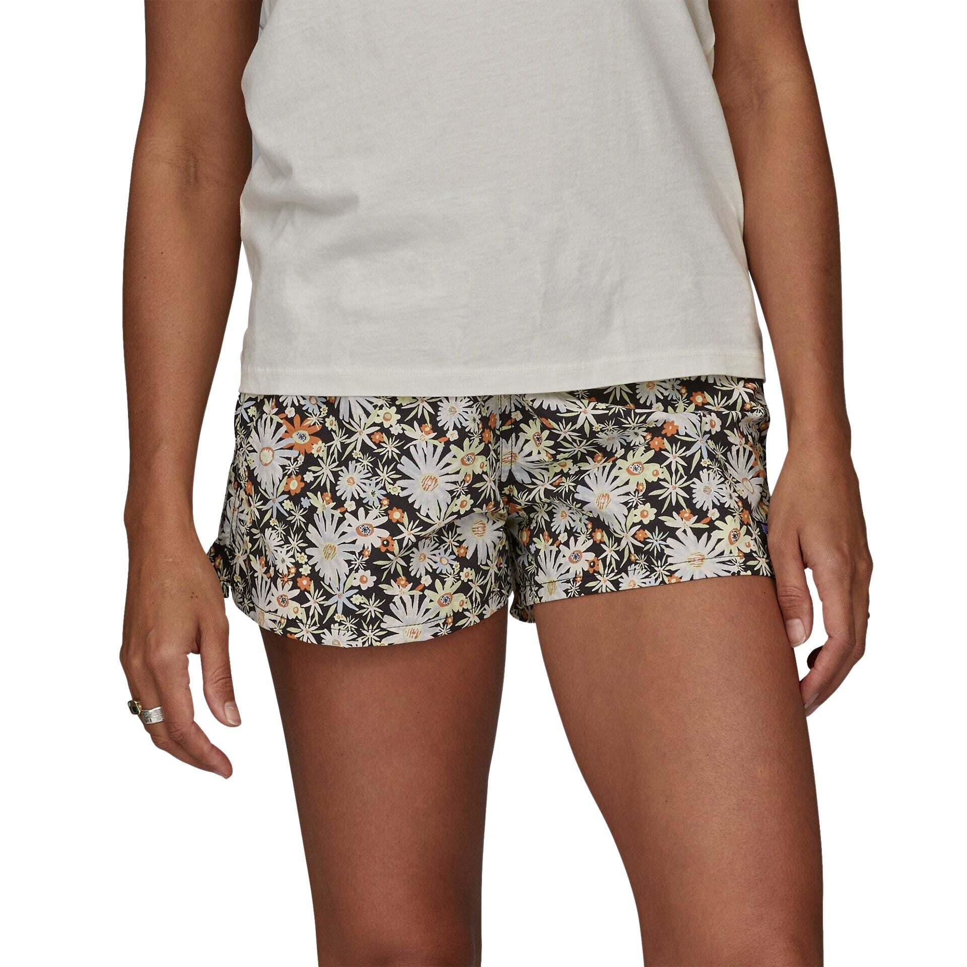 Patagonia Women's Barely Baggies 2-1/2" Shorts - Primavera Ink Black