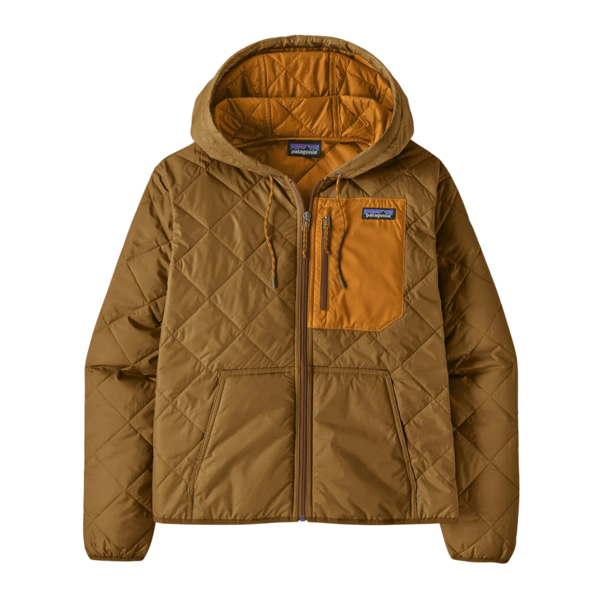 Patagonia Women's Diamond Quilted Bomber - Wolf Brown