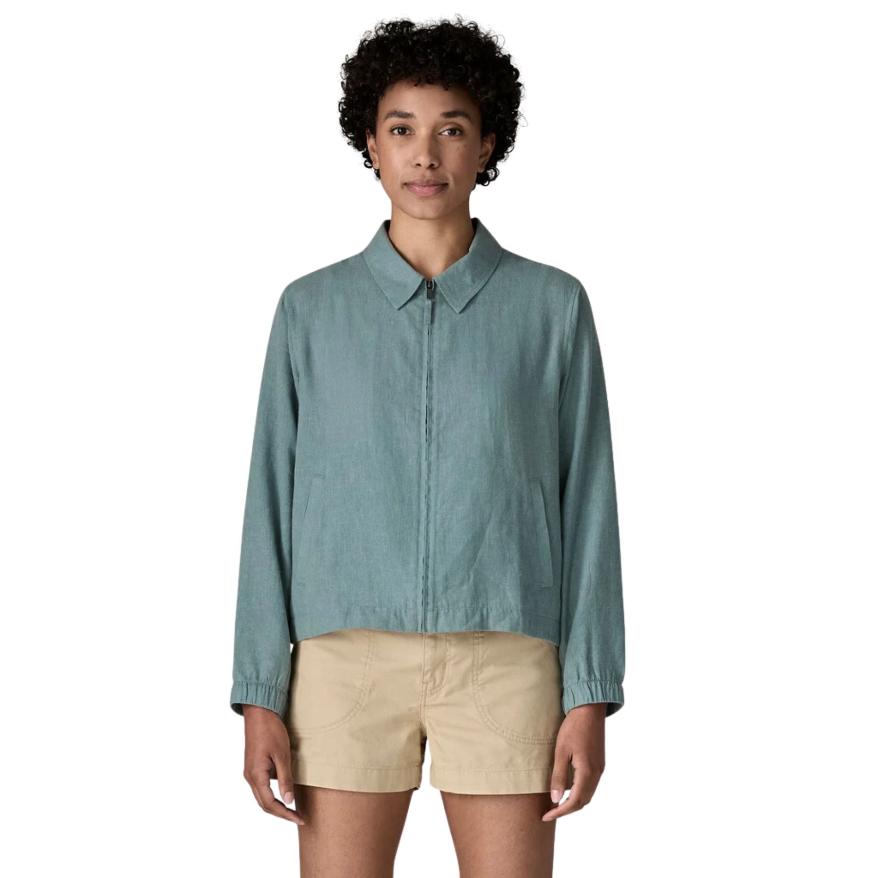 Patagonia Women's Garden Island Jacket - Whole Weave: Blue Sage
