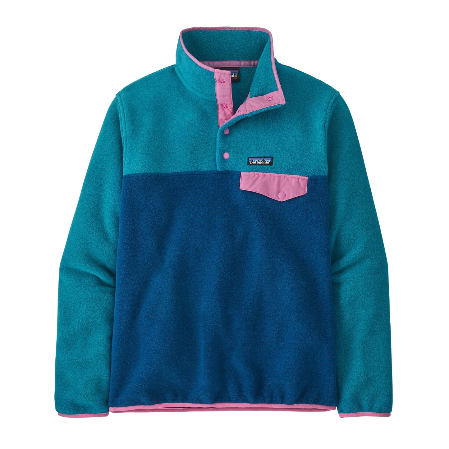 Patagonia Women's Lightweight Synchilla Snap-T Fleece Pullover - Lagom Blue