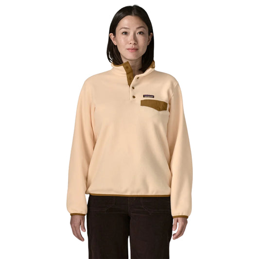 Patagonia Women's Lightweight Synchilla Snap-T Fleece Pullover - Natural