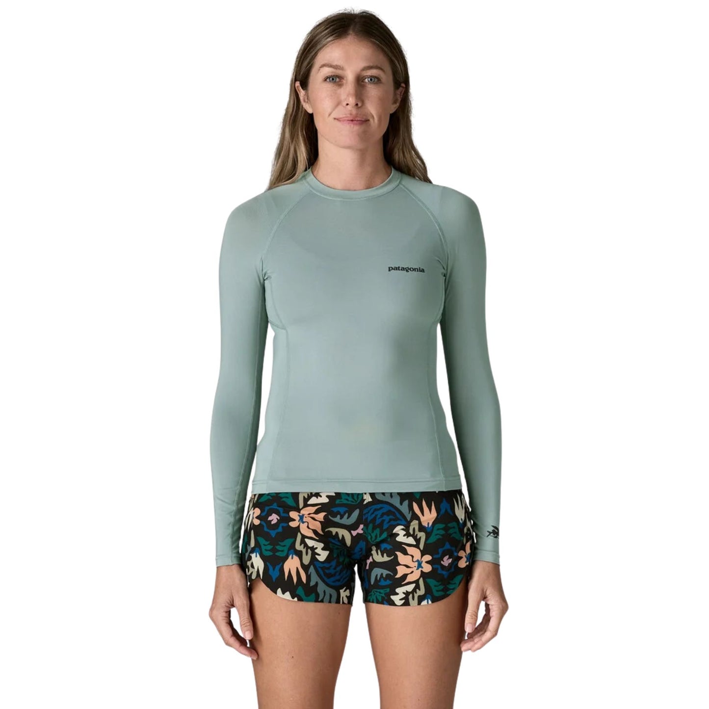 Patagonia Women's Long-Sleeved R0 Rashguard - Blue Sage