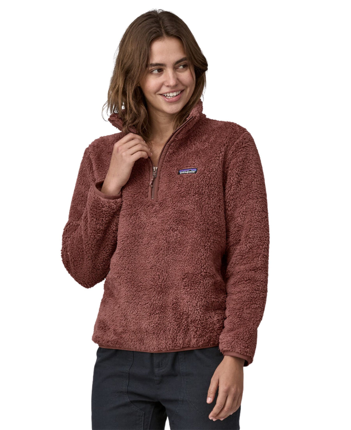 Patagonia Women's Los Gatos Fleece 1/4 Zip  - Dulse Mauve