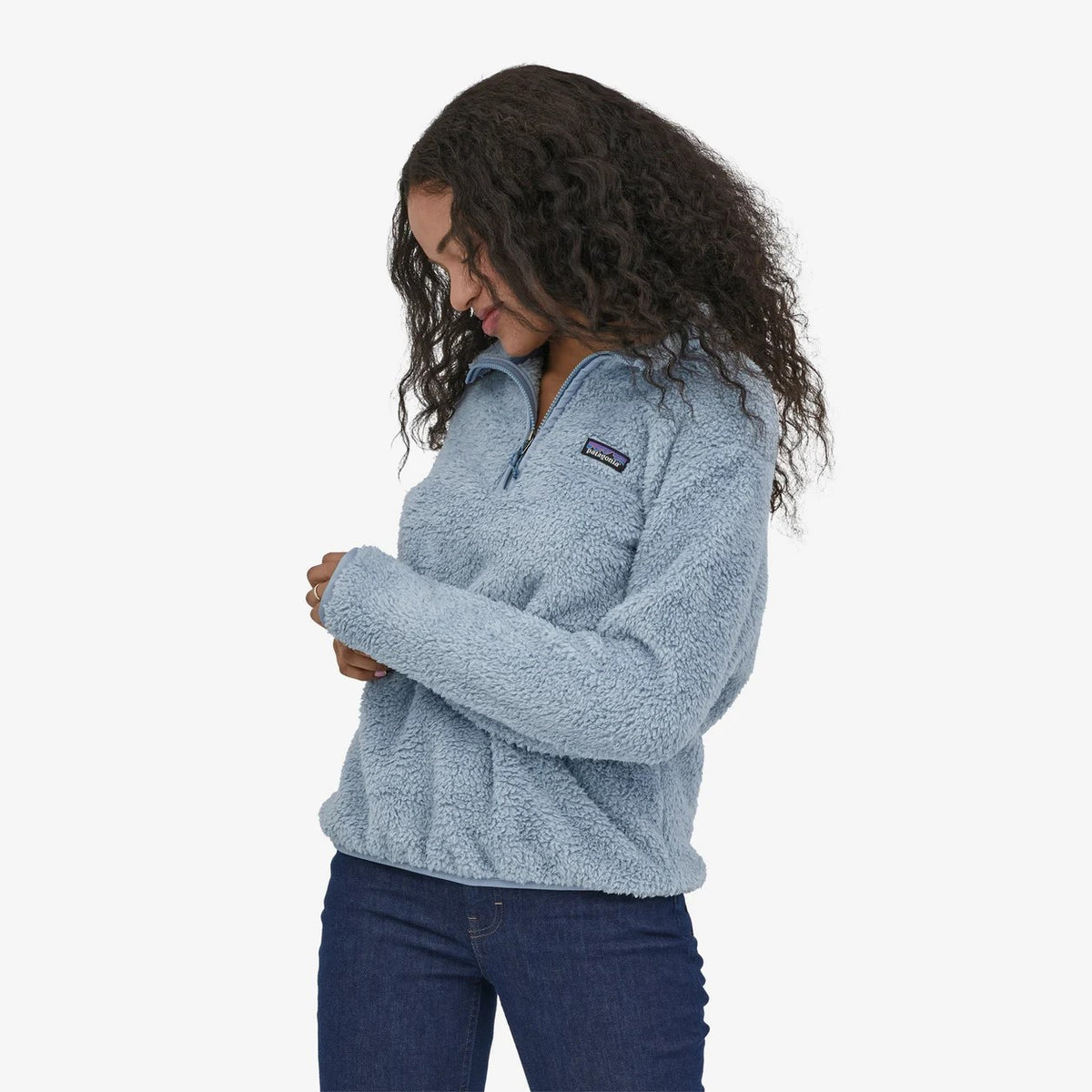 Patagonia Women's Los Gatos Fleece 1/4 Zip  - Light Plume Grey