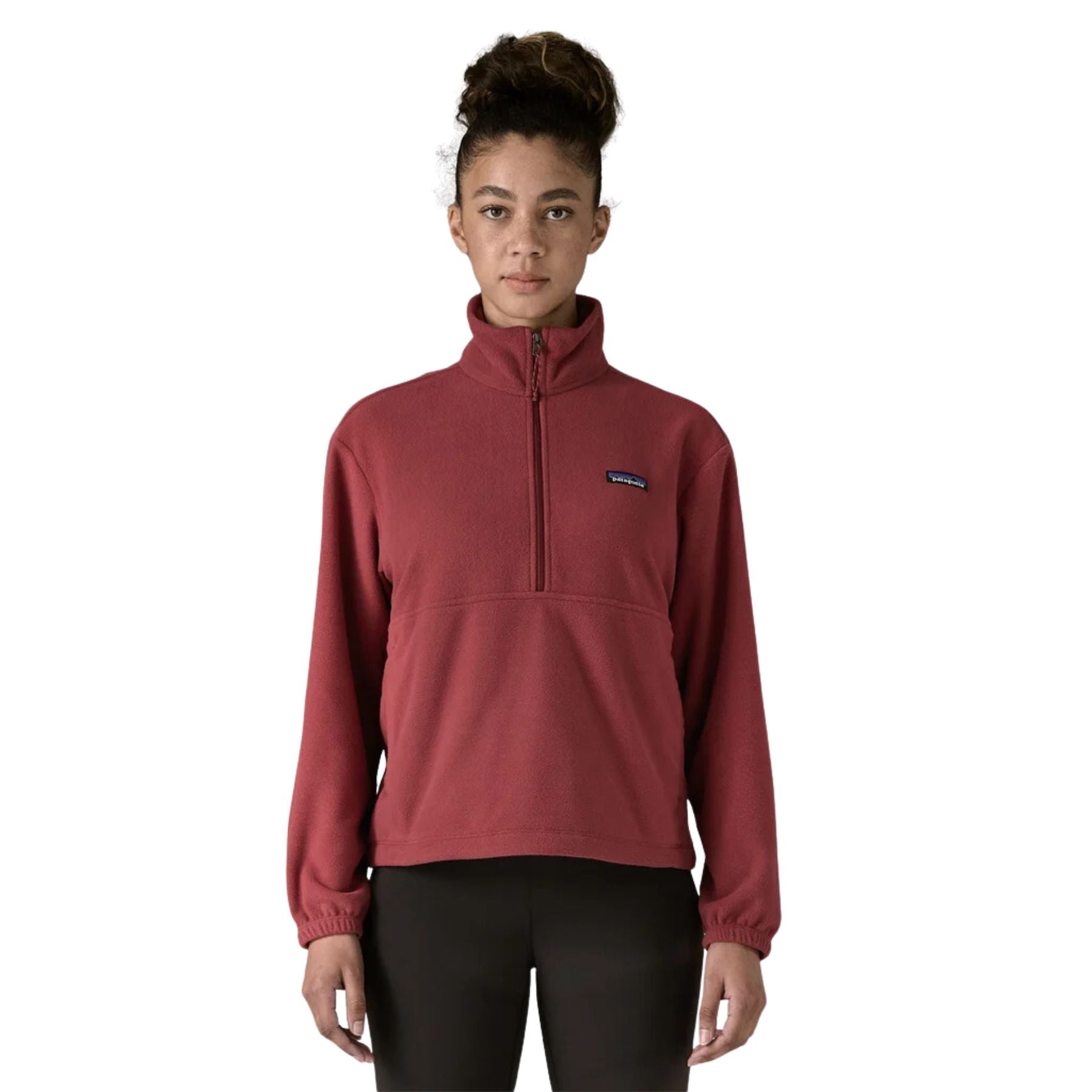 Patagonia Women's Micro D 1/2 Zip Fleece Pullover  - Sequoia Red