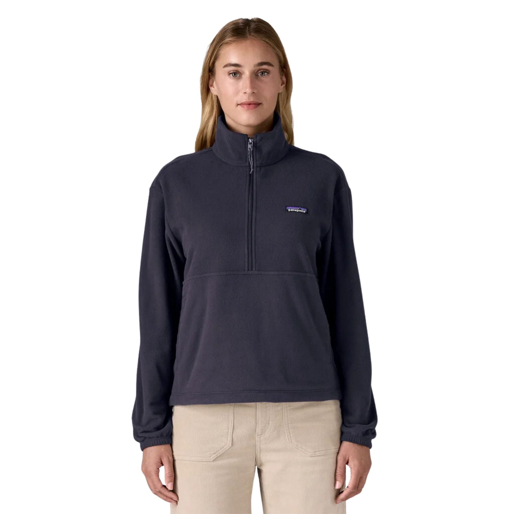 Patagonia Women's Micro D 1/2 Zip Fleece Pullover  - Sunken Blue