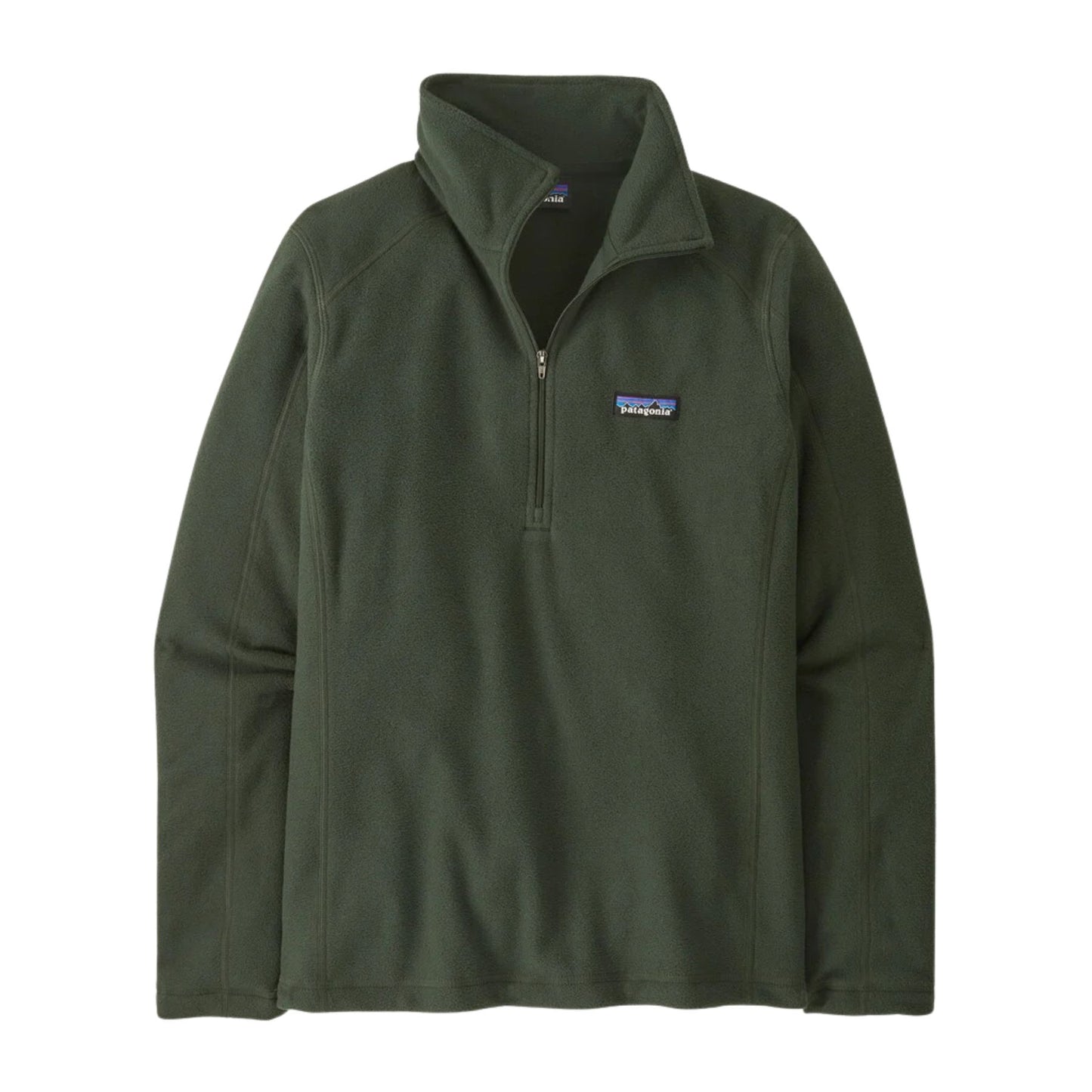 Patagonia Women's Micro D 1/4 Zip Fleece - Old Growth Green