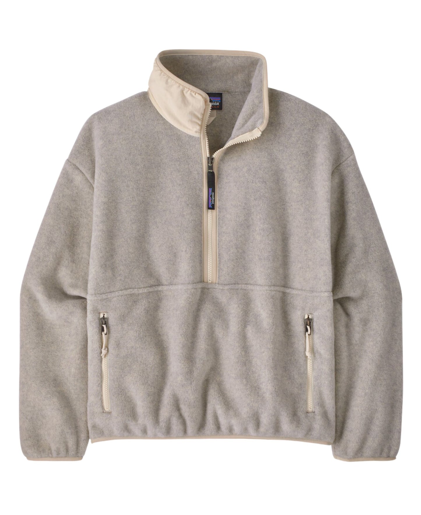 Patagonia Women's Synchilla Fleece Marsupial  - Oatmeal Heather w/ Natural