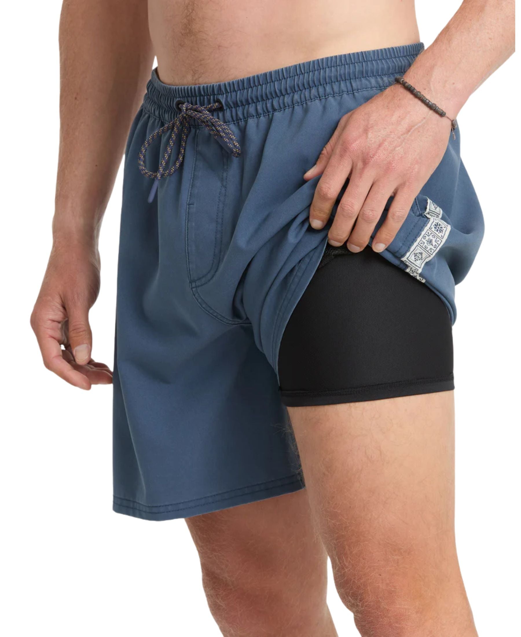 Quiksilver x Pacifico Talavera Volley Swim Trunks - Dark Denim