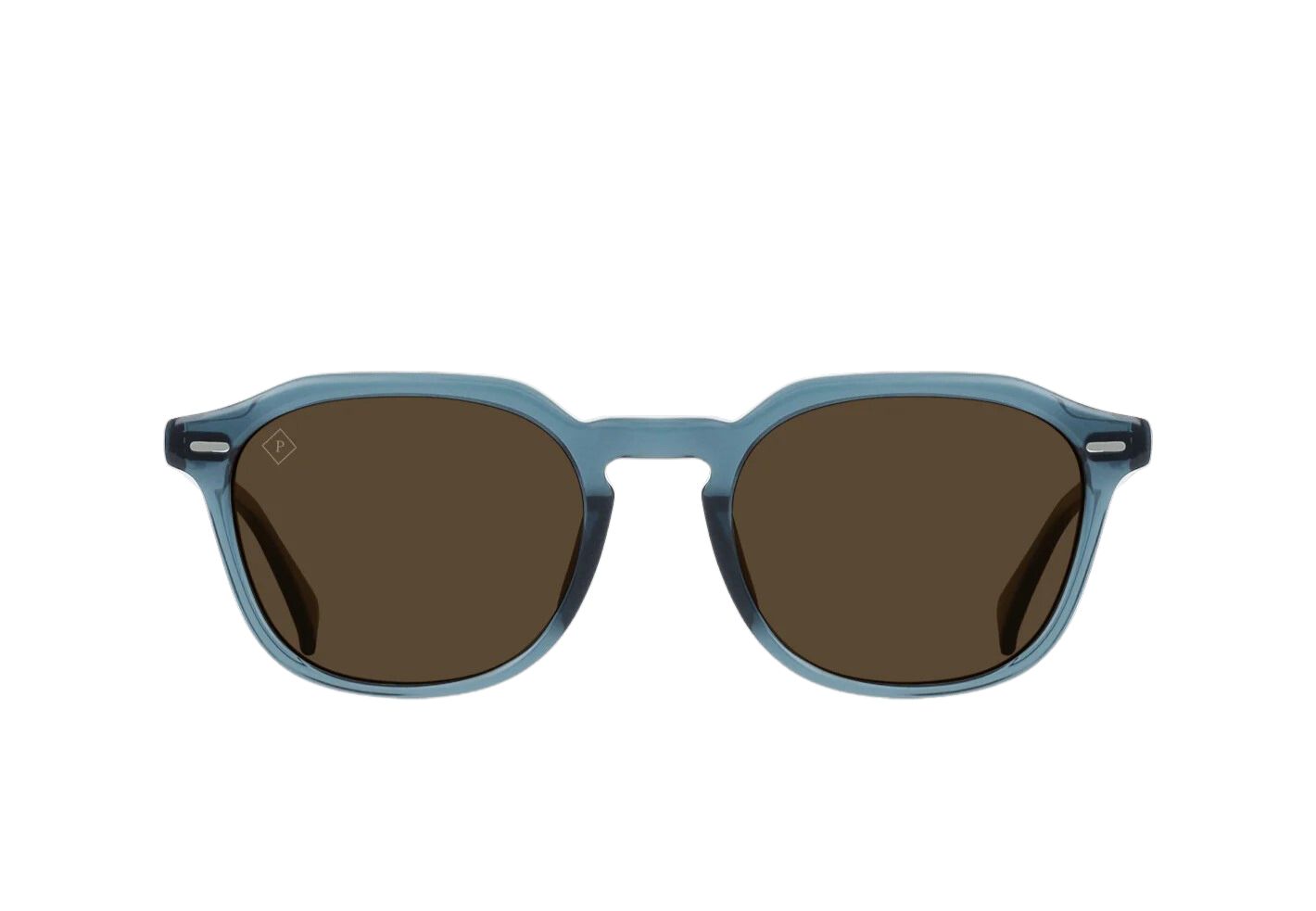 Raen Clyve Absinthe & Vibrant Brown Polarized Men's Round Sunglasses  - Absinthe / Vibrant Brown Polarized