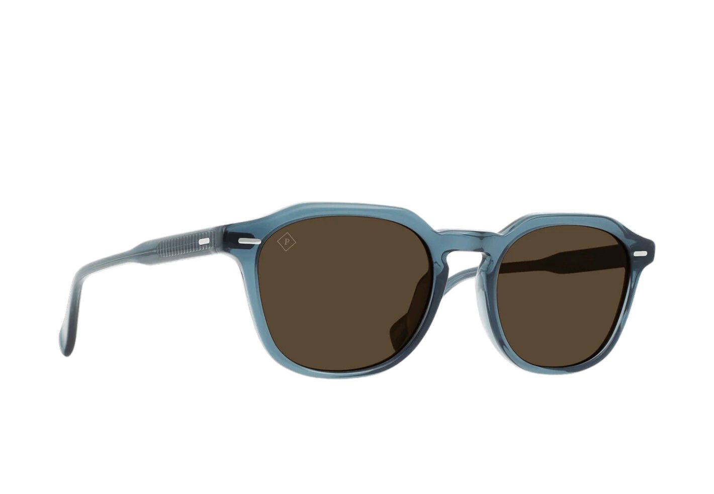 Raen Clyve Absinthe & Vibrant Brown Polarized Men's Round Sunglasses 