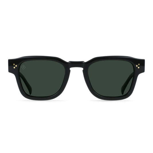 Raen Rece Recycled Black & Green Polarized Sunglasses