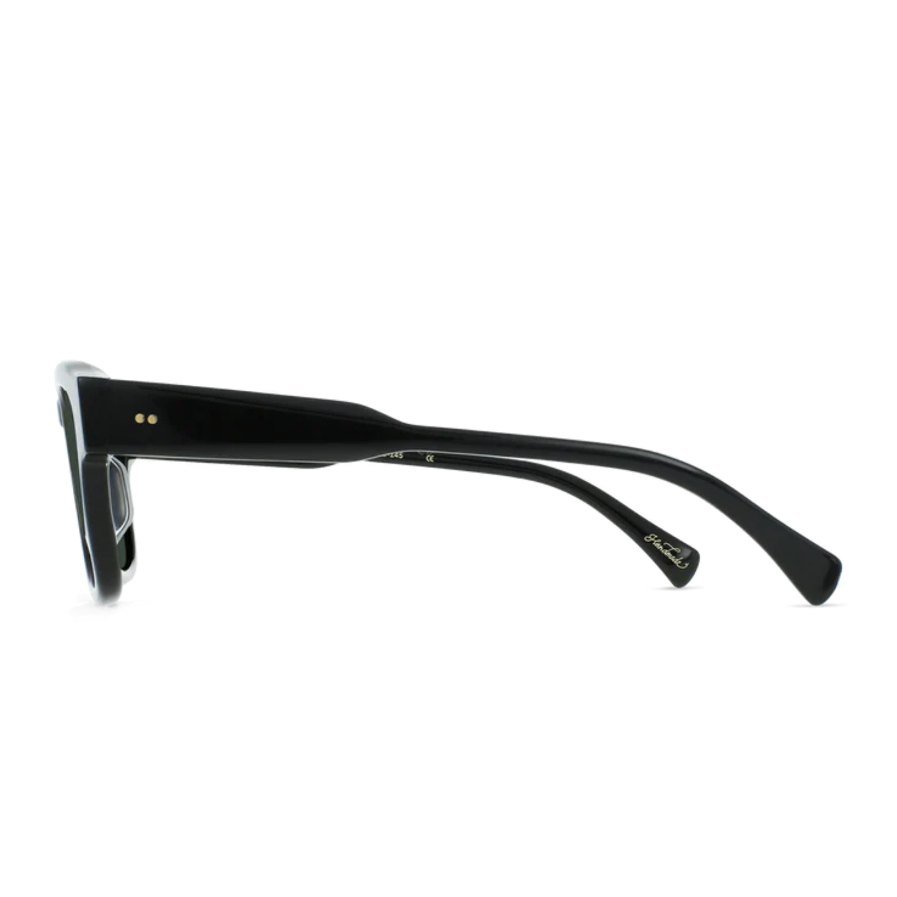 Raen Rece Recycled Black & Green Polarized Sunglasses