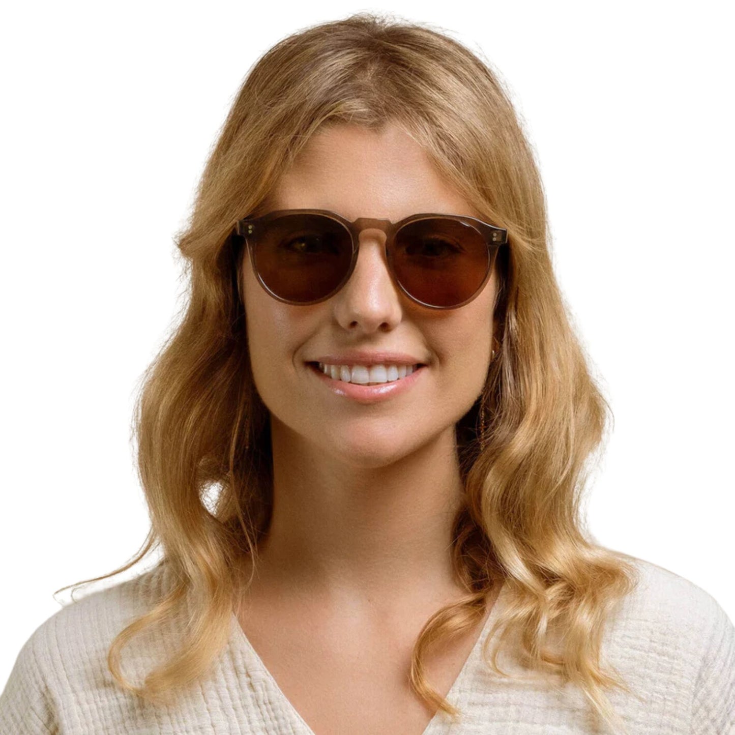 Raen Remmy 52 Ghost & Vibrant Brown Polarized Sunglasses - Ghost / Vibrant Brown Polarized