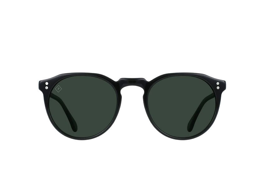 Raen Remmy Crystal Black & Green Polarized Unisex Sunglasses